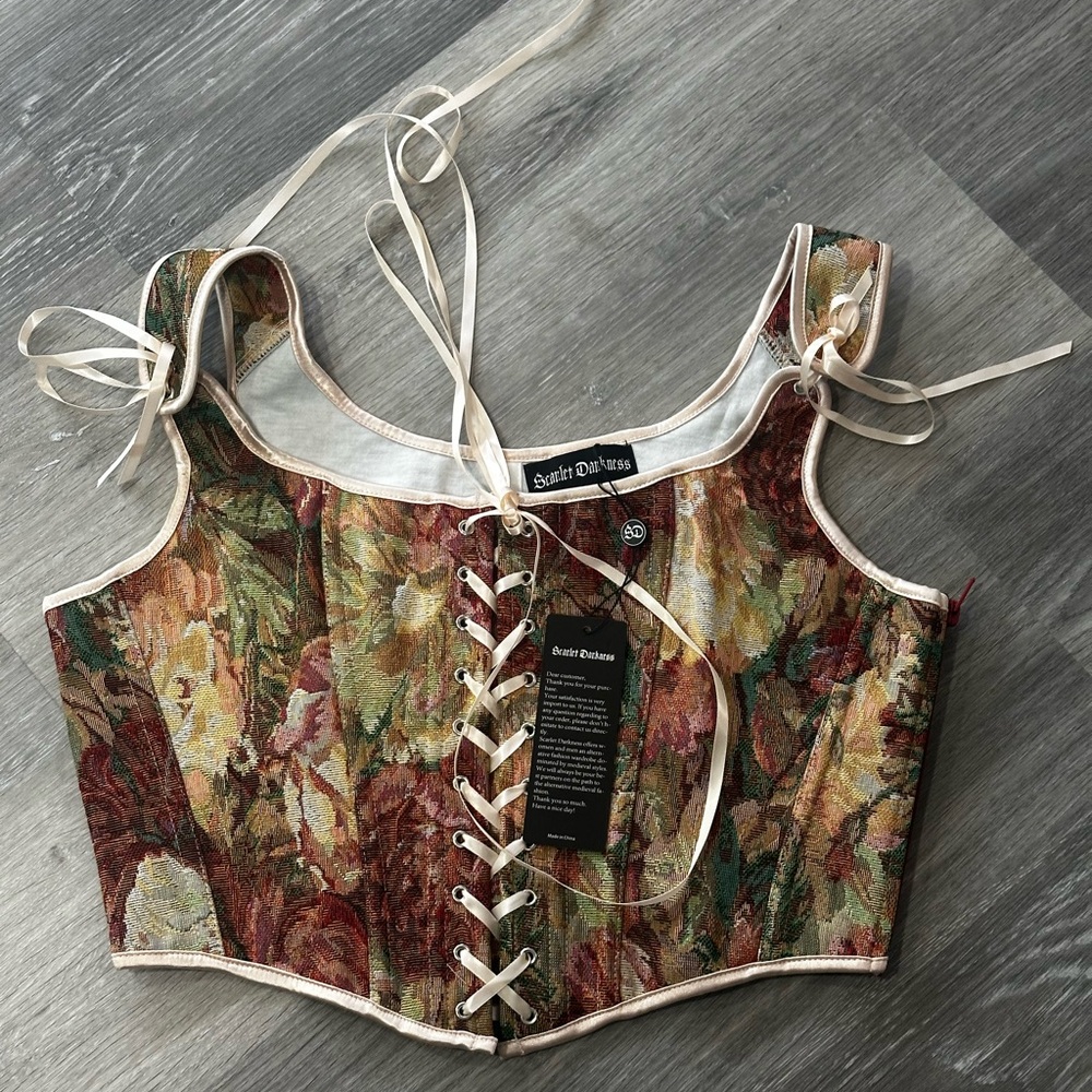 Floral Corset Top